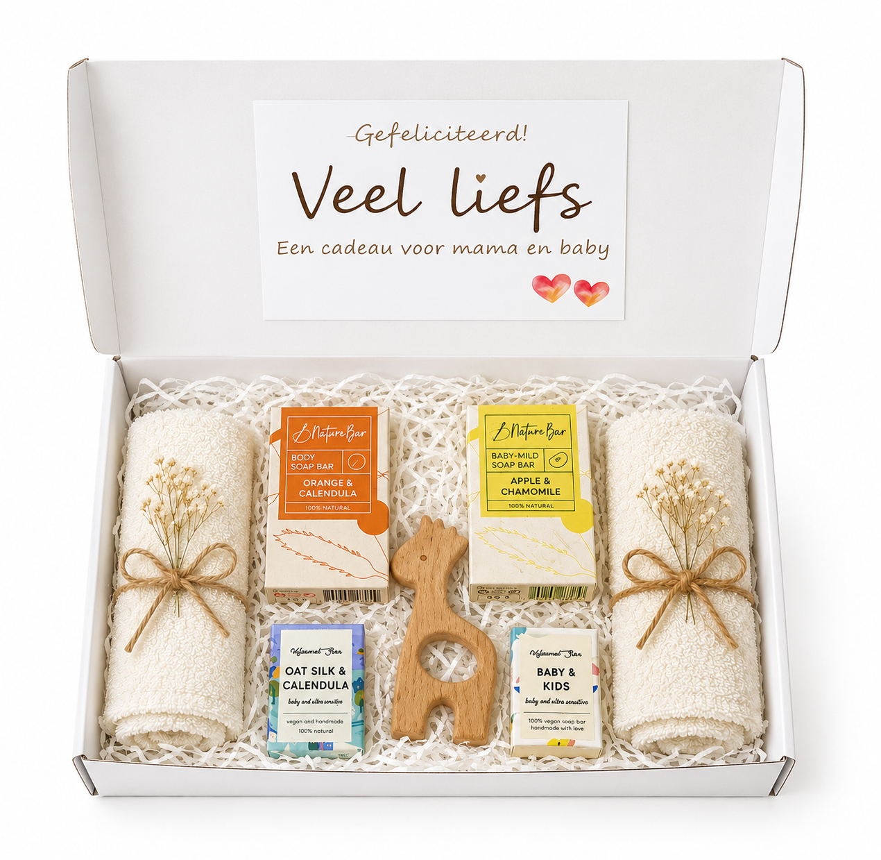 Brievenbus-cadeau baby en mama